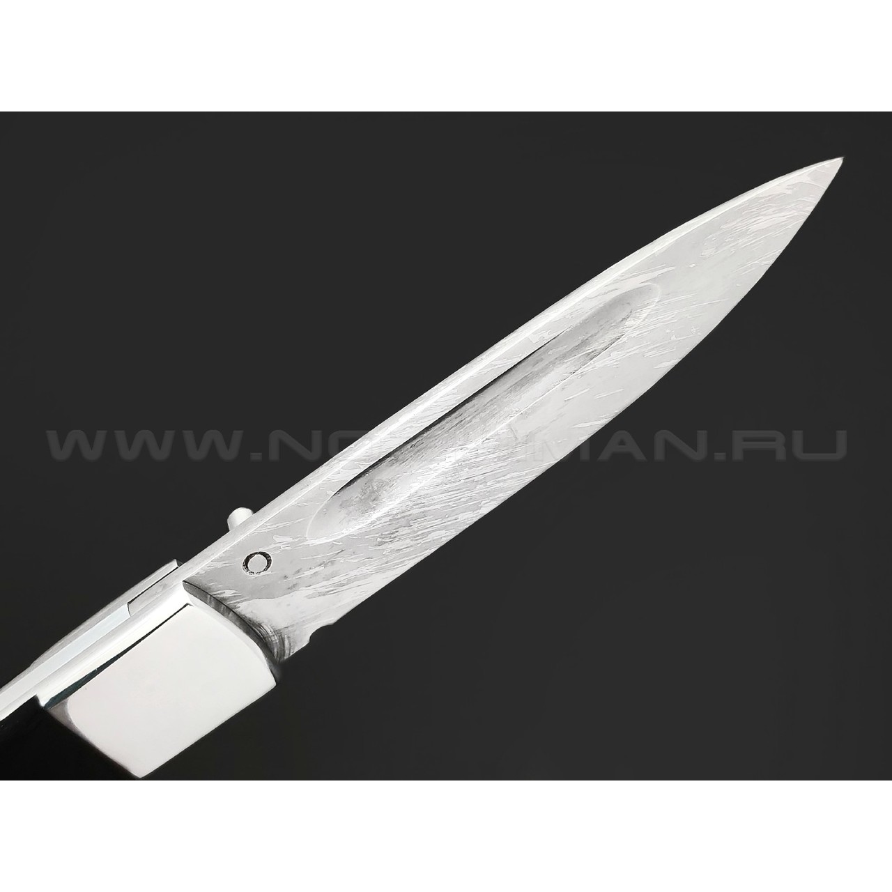 Платонов Д.Г. складной нож Якут сталь Х12Ф1, рукоять Дерево граб, сталь