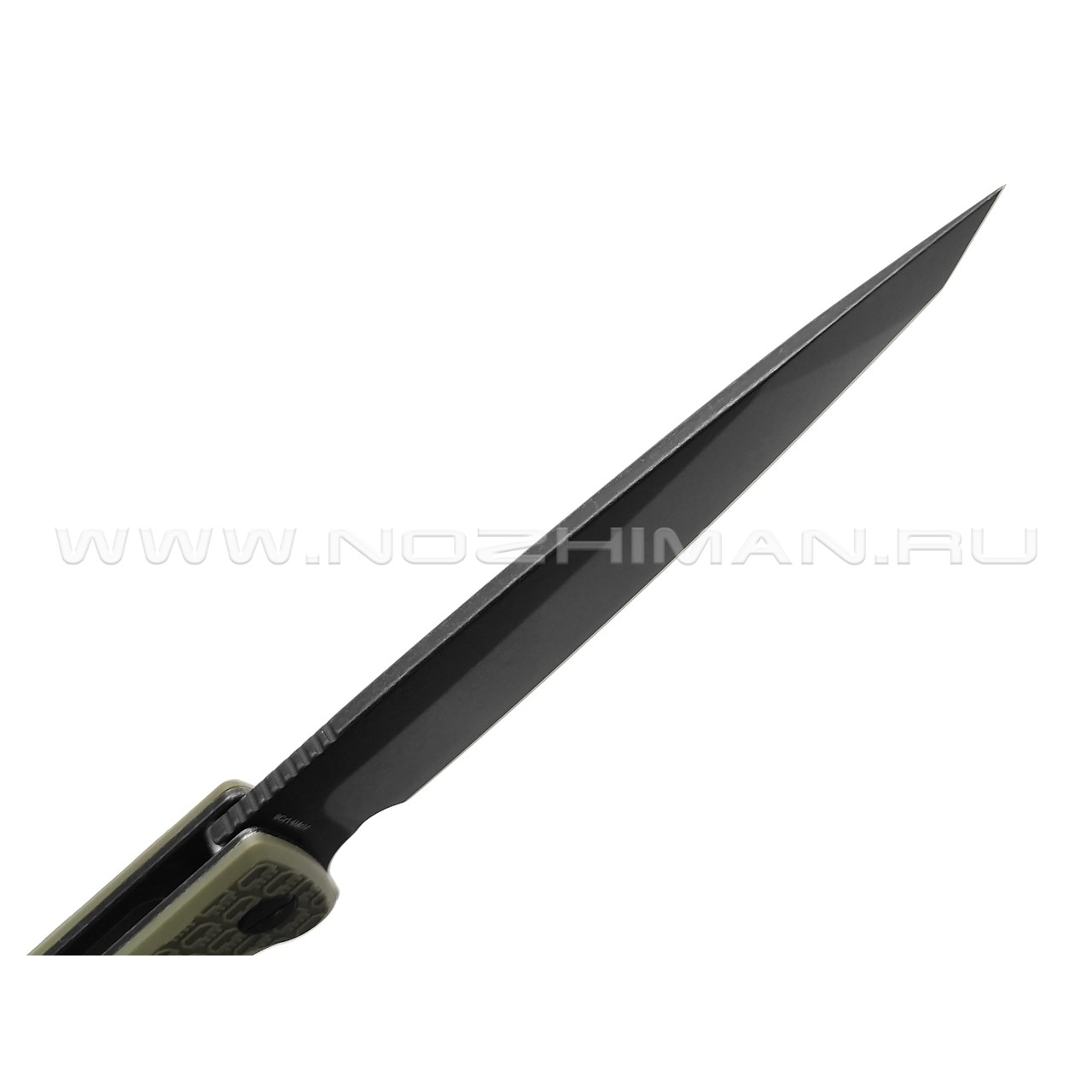 Daggerr нож Shogun Olive BW DL сталь 8Cr14MoV блэквош, рукоять FRN olive