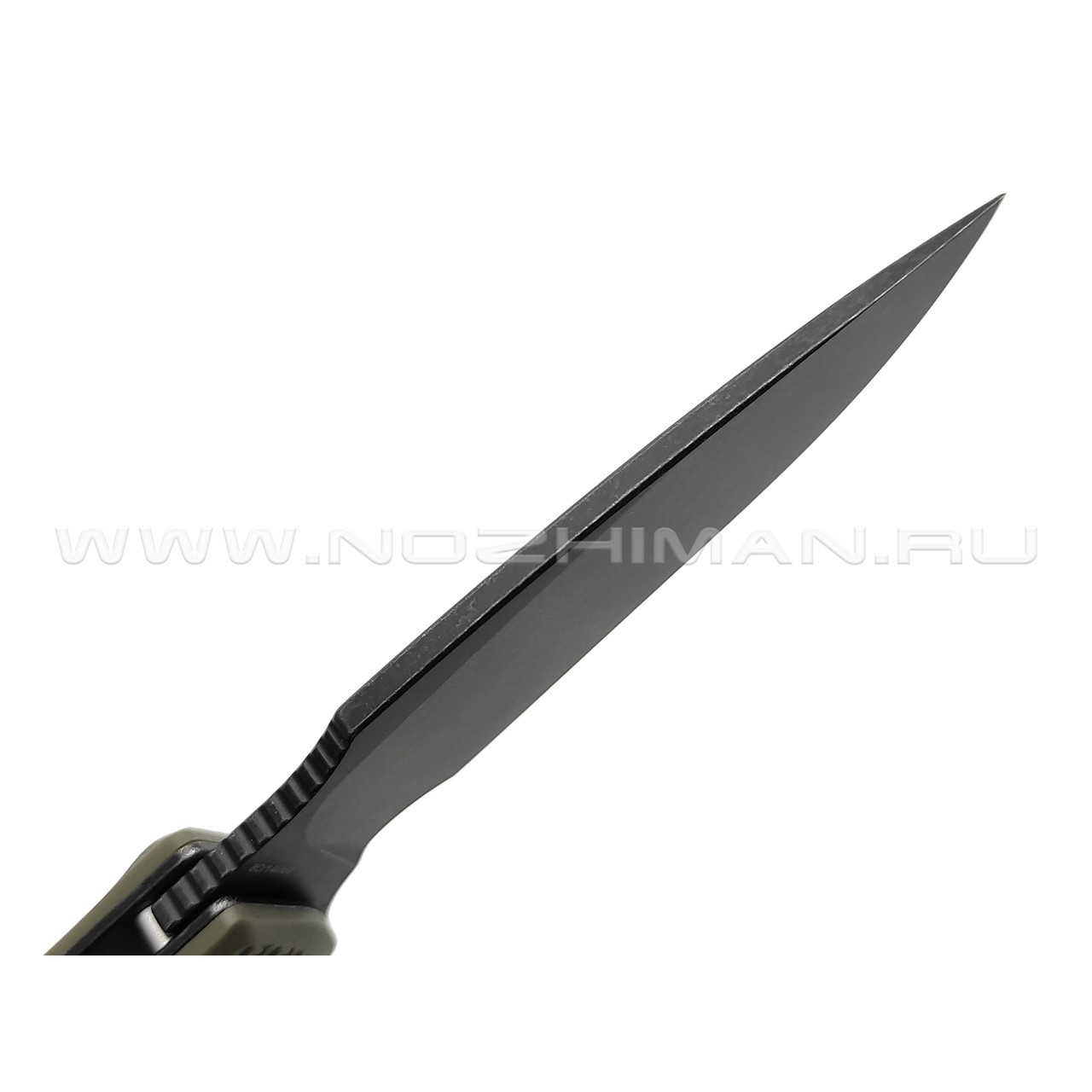 Daggerr нож Fielder Olive BW DL сталь 8Cr14MoV блэквош, рукоять FRN olive