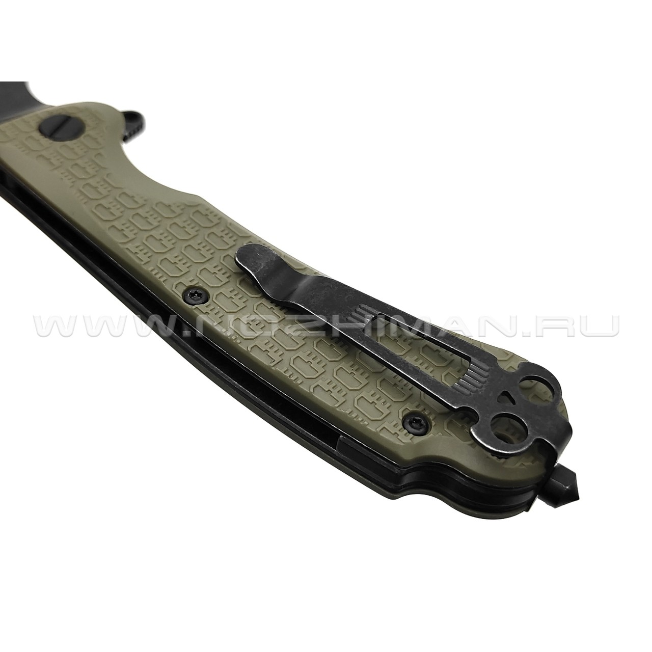 Daggerr нож Fielder Olive BW DL сталь 8Cr14MoV блэквош, рукоять FRN olive