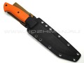 Apus Knives нож Stinger сталь K110, рукоять G10 orange