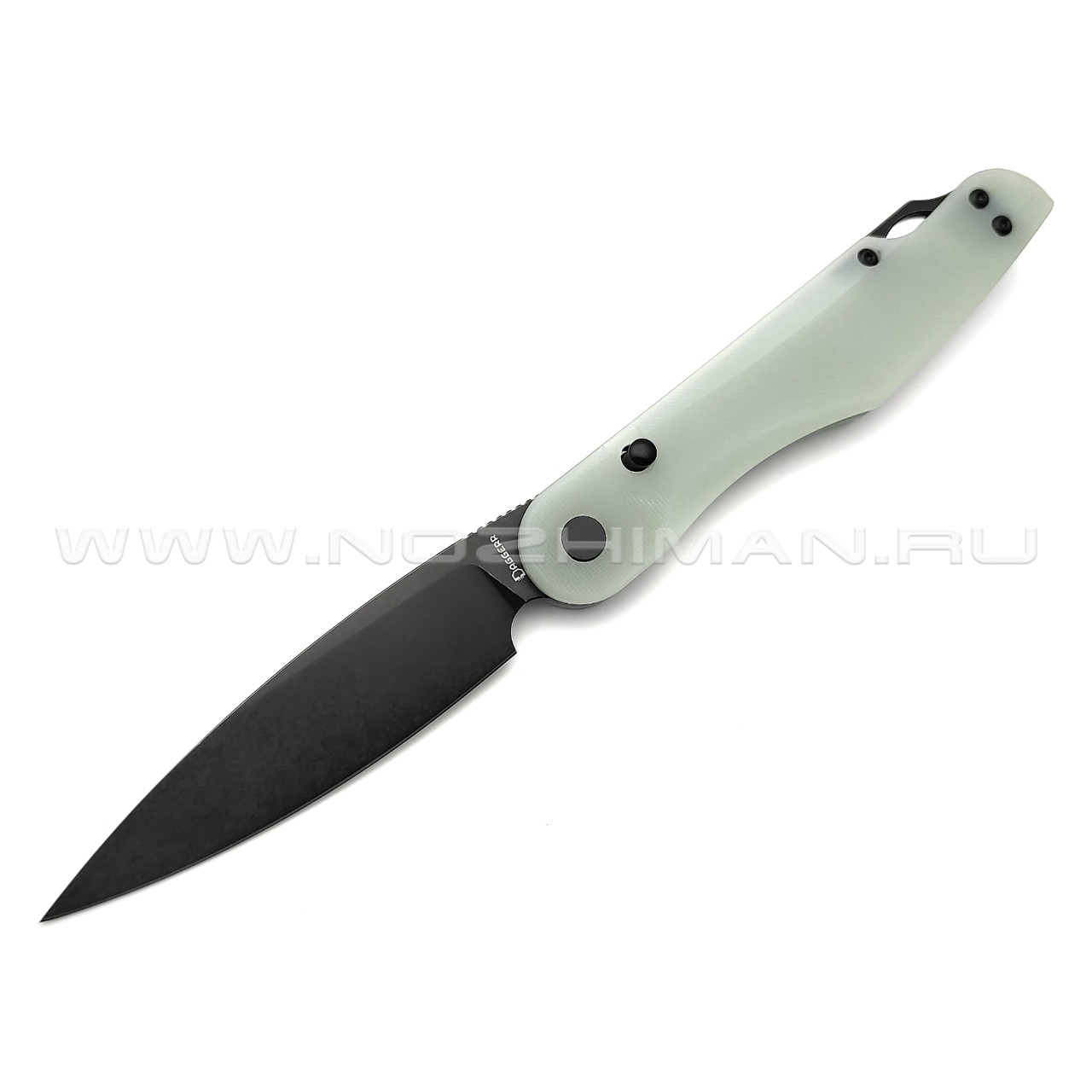 Daggerr нож Sparrow Jade сталь D2 блэквош, рукоять G10 jade