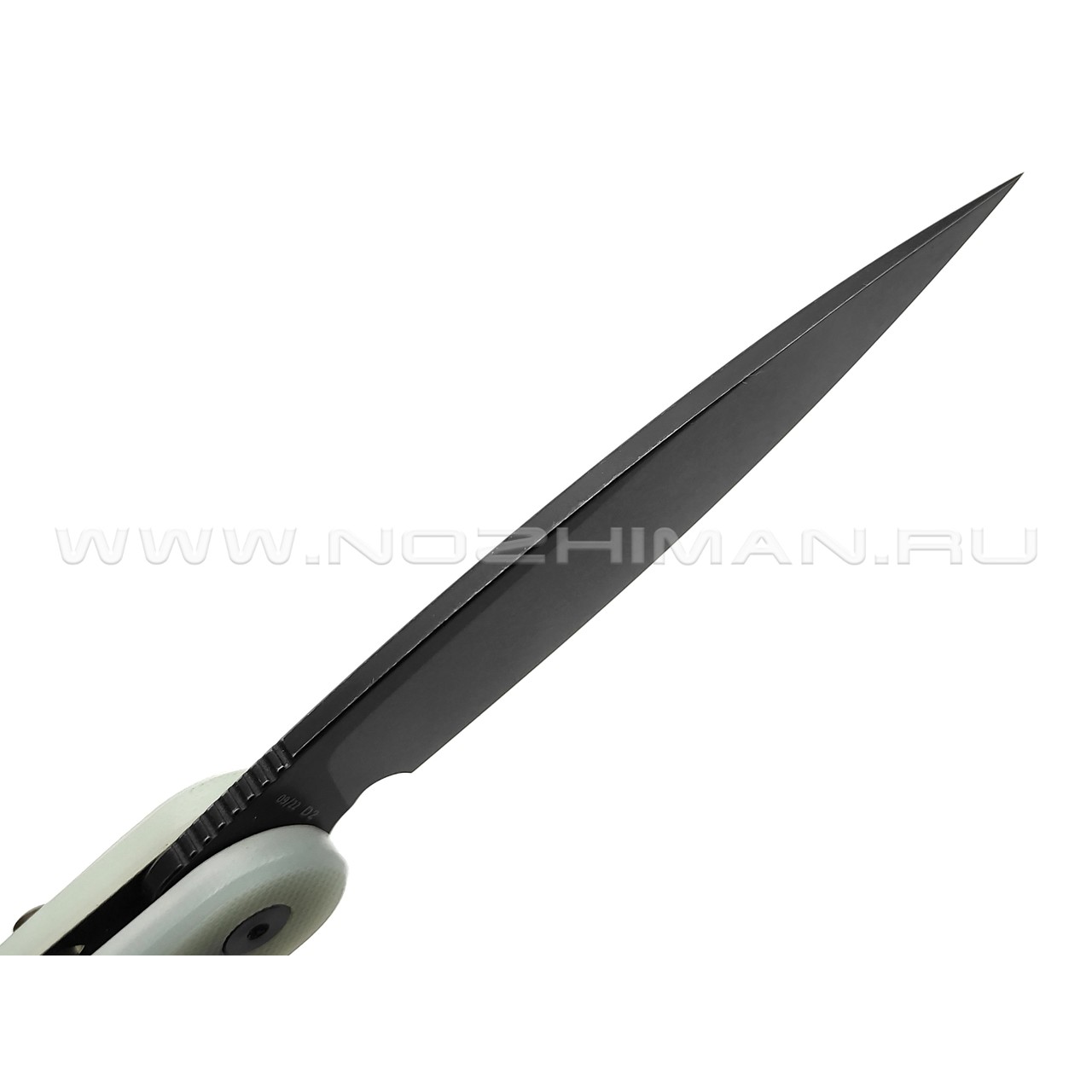 Daggerr нож Sparrow Jade сталь D2 блэквош, рукоять G10 jade