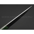 BRK нож Лоцман BX0248 спуски конвекс сталь N690 satin, рукоять Micarta jute green BRK нож Лоцман BX0248 спуски конвекс сталь N690 satin, рукоять Micarta jute green