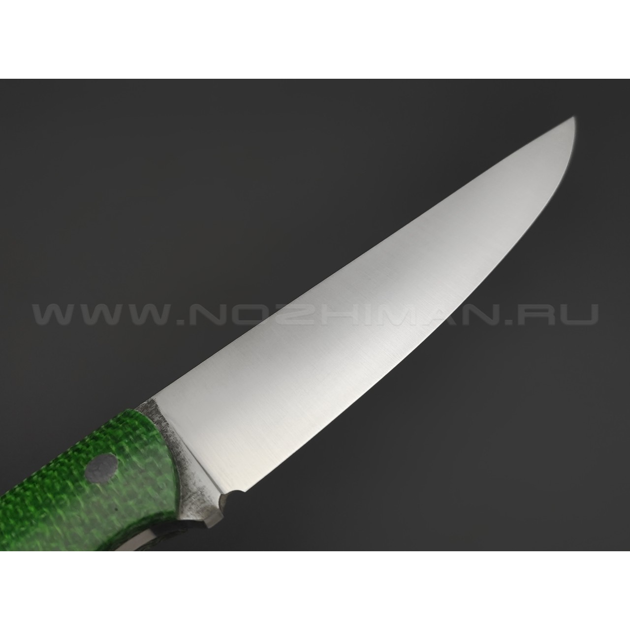 BRK нож Лоцман BX0248 спуски конвекс сталь N690 satin, рукоять Micarta jute green