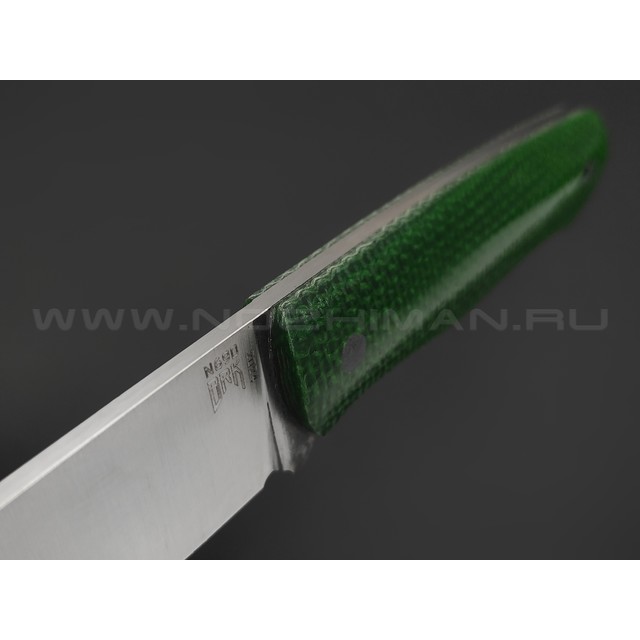 BRK нож Лоцман BX0248 спуски конвекс сталь N690 satin, рукоять Micarta jute green