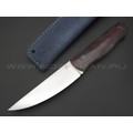 BRK нож Nevis BX0246 сталь N690 satin, рукоять Micarta jeans blue & bordo