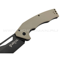 Нож Obertech НС-01 сталь D2 black Titanium nitride, рукоять G10 tan