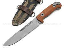 N.C.Custom нож Barbudos сталь Aus-10 stonewash, рукоять G10 coyote