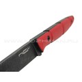 N.C.Custom нож Viper сталь Aus-10 блэквош, рукоять G10 red & black