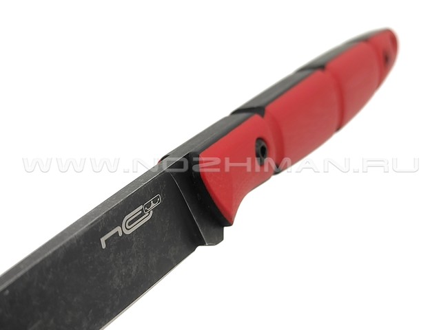 N.C.Custom нож Viper сталь Aus-10 blackwash, рукоять G10 red & black