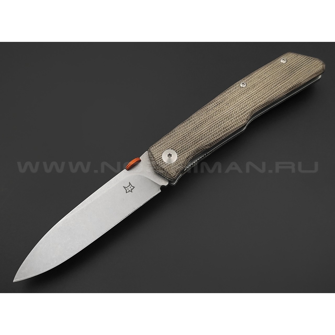 Складной нож Fox Terzuola FX-525 Mi сталь Becut, рукоять Микарта
