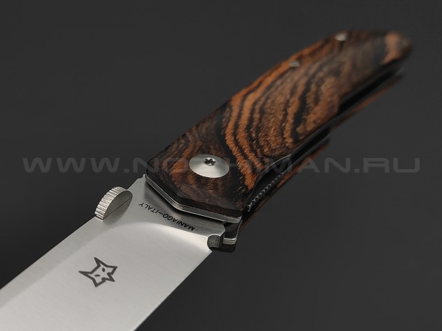 Складной нож Fox Terzuola FX-525 B сталь N690, рукоять дерево Бокоте