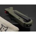 Нож складной Fox Predator II FX-446 OD сталь N690Co, рукоять FRN OD Green
