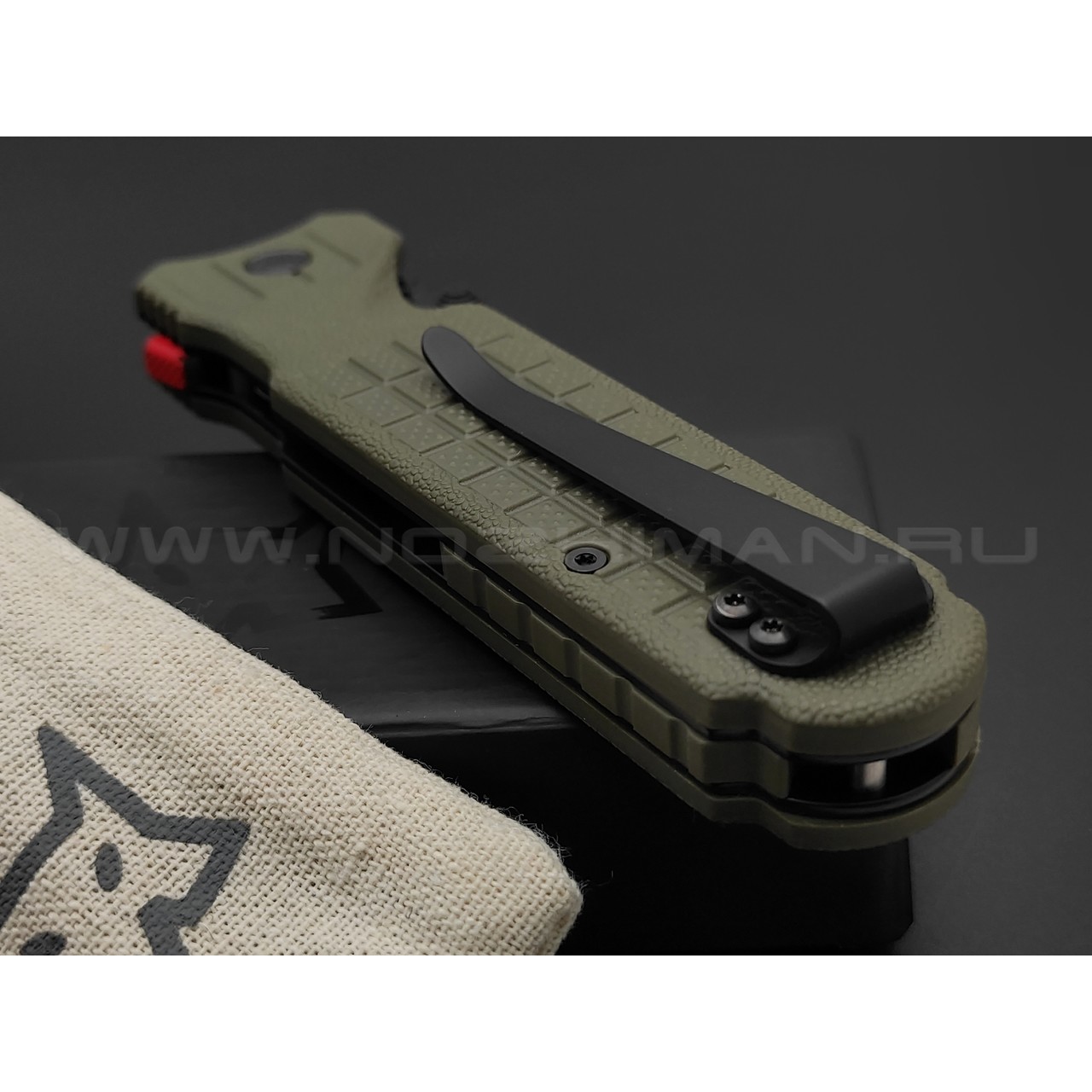 Нож складной Fox Predator II FX-446 OD сталь N690Co, рукоять FRN OD Green