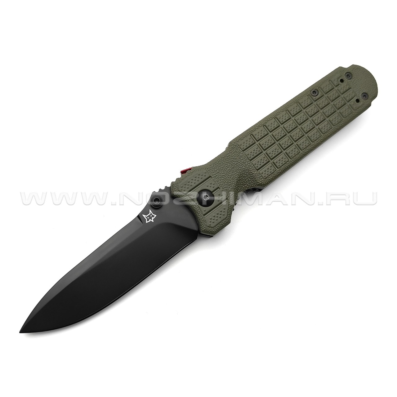 Нож складной Fox Predator II FX-446 OD сталь N690Co, рукоять FRN OD Green