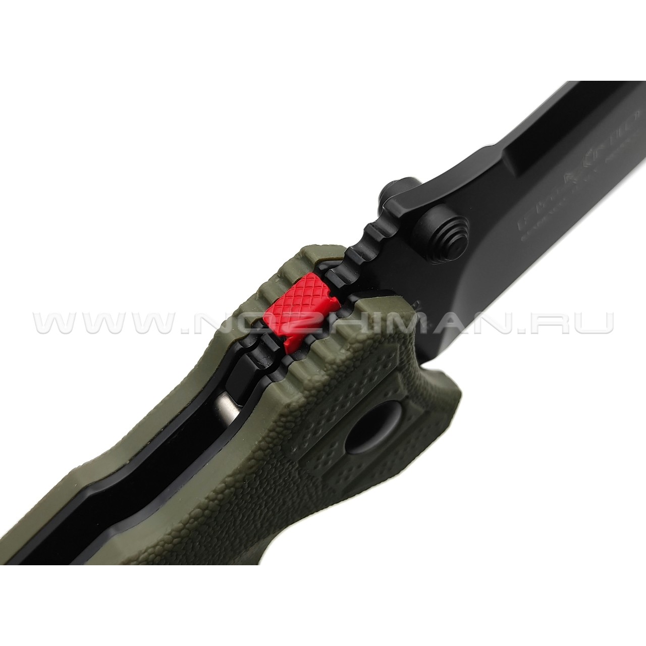 Нож складной Fox Predator II FX-446 OD сталь N690Co, рукоять FRN OD Green