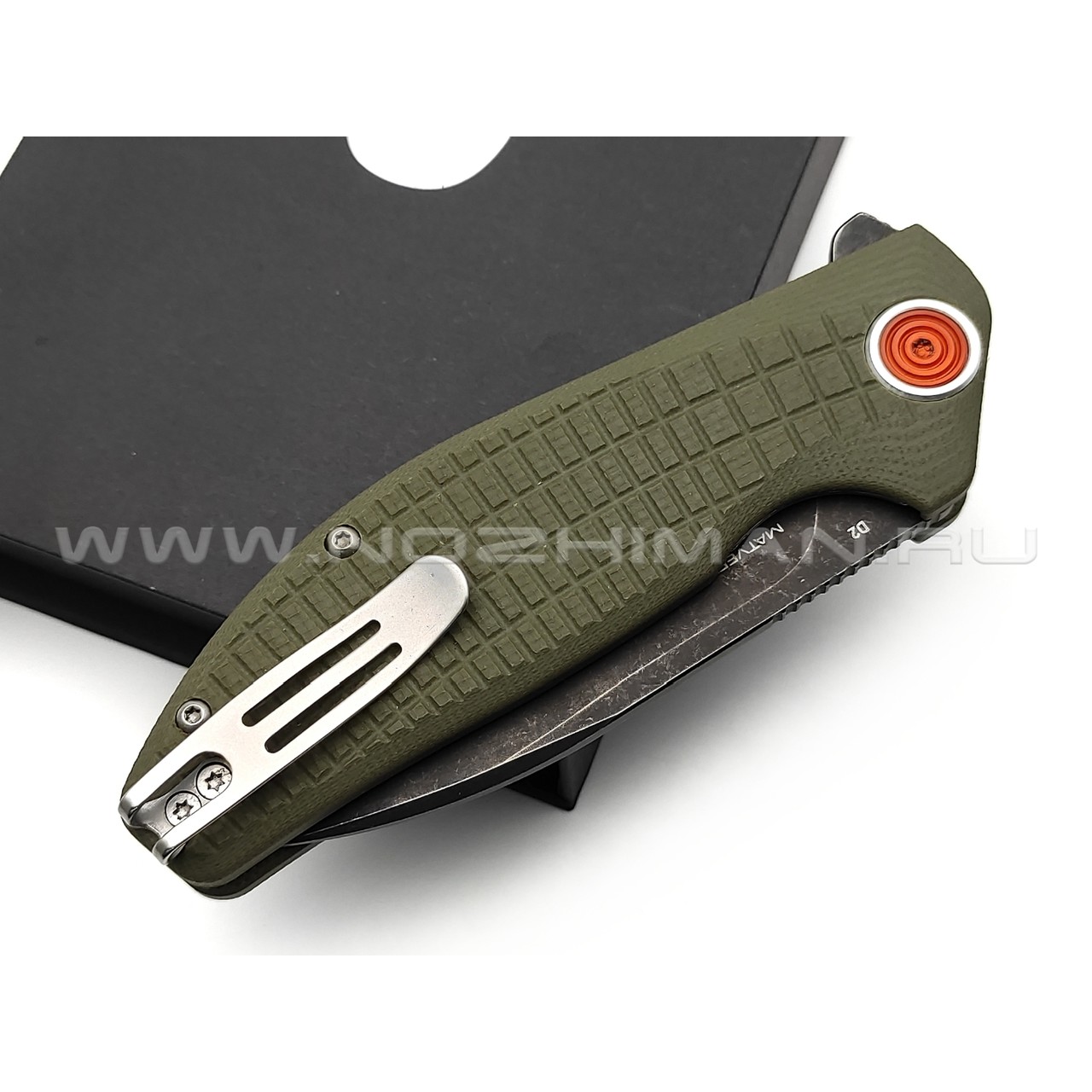 Складной нож Black Fox Acutus BF-764 OD сталь D2, рукоять G10 OD Green