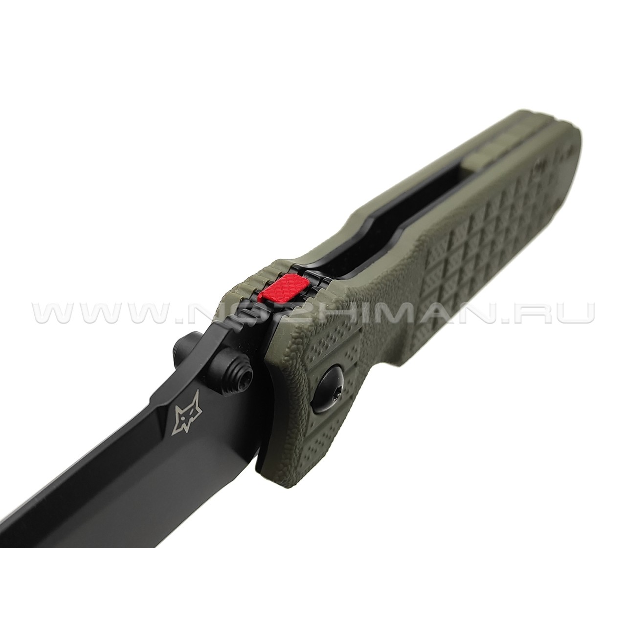 Нож складной Fox Predator II FX-446 OD сталь N690Co, рукоять FRN OD Green