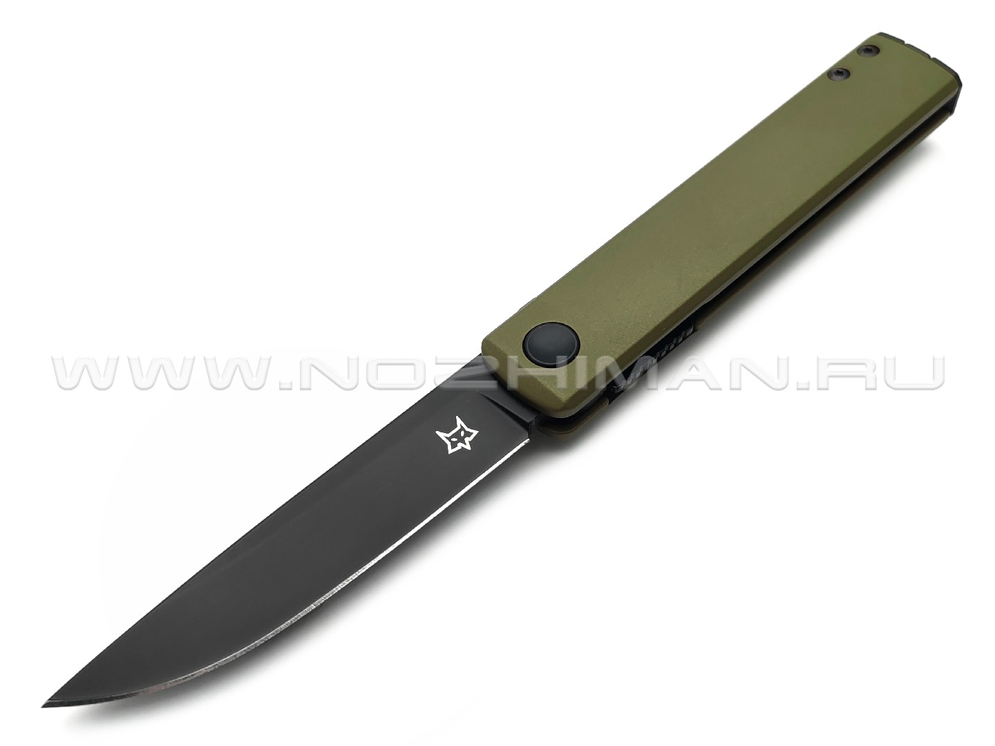 Складной нож Fox Chnops FX-543 ALG сталь Becut, рукоять Aluminum Green