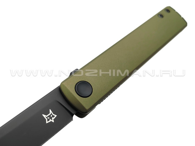 Складной нож Fox Chnops FX-543 ALG сталь Becut, рукоять Aluminum Green