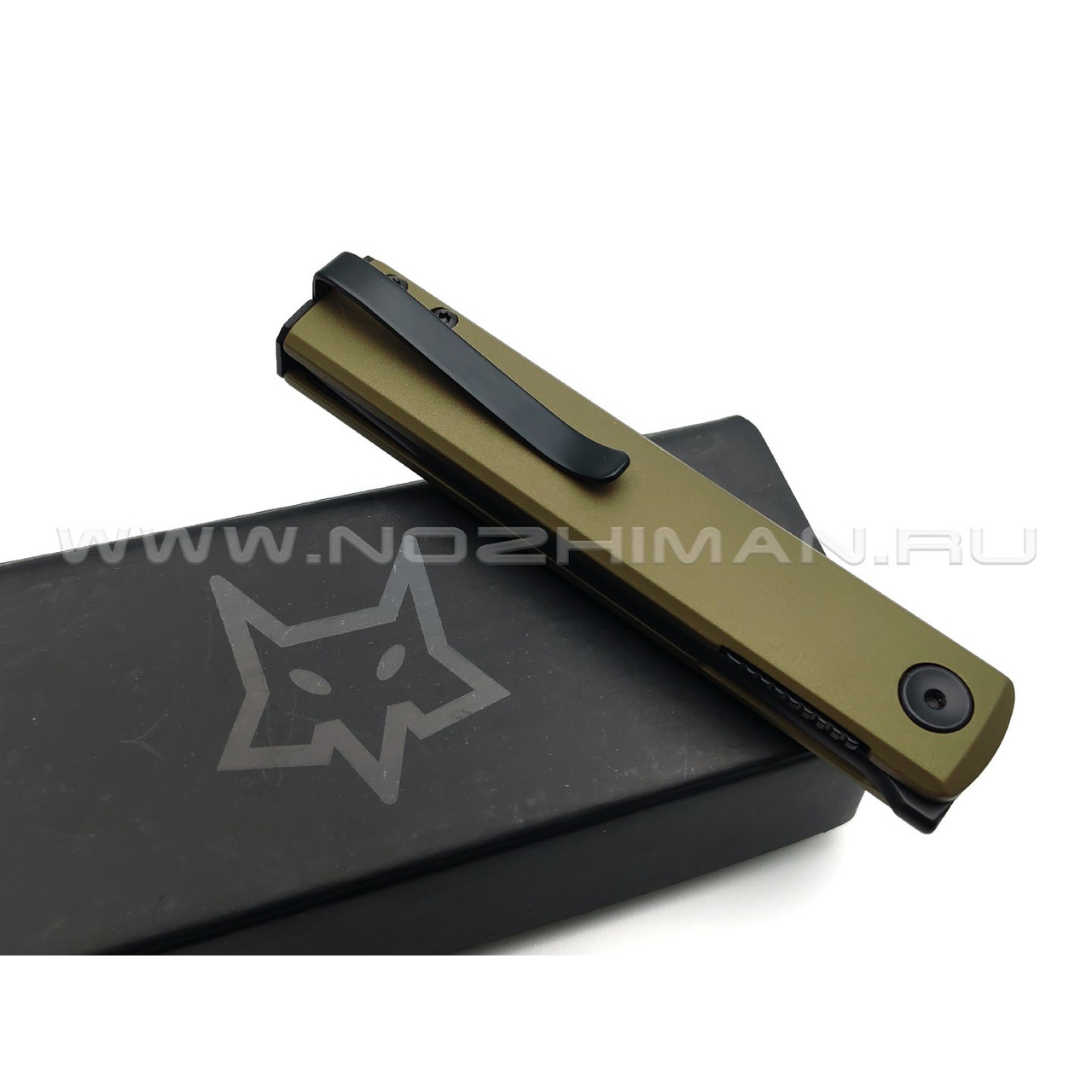 Складной нож Fox Chnops FX-543 ALG сталь Becut, рукоять Алюминий олива