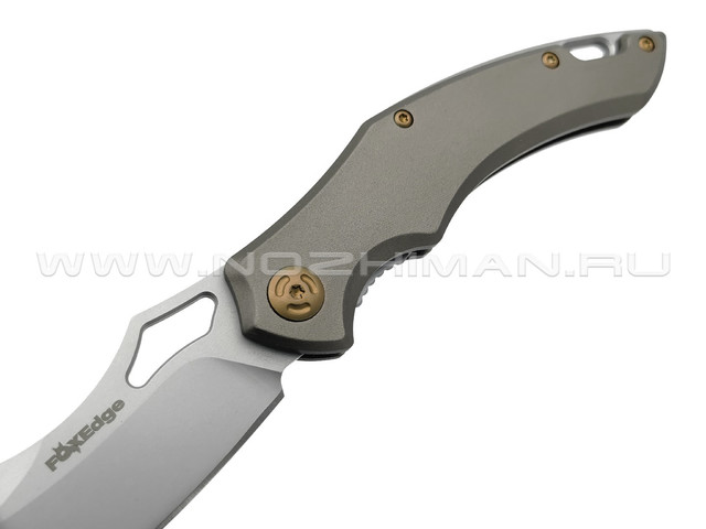 Нож Fox Edge Sparrow FE-031 сталь 9Cr13MoV, рукоять Aluminum brown