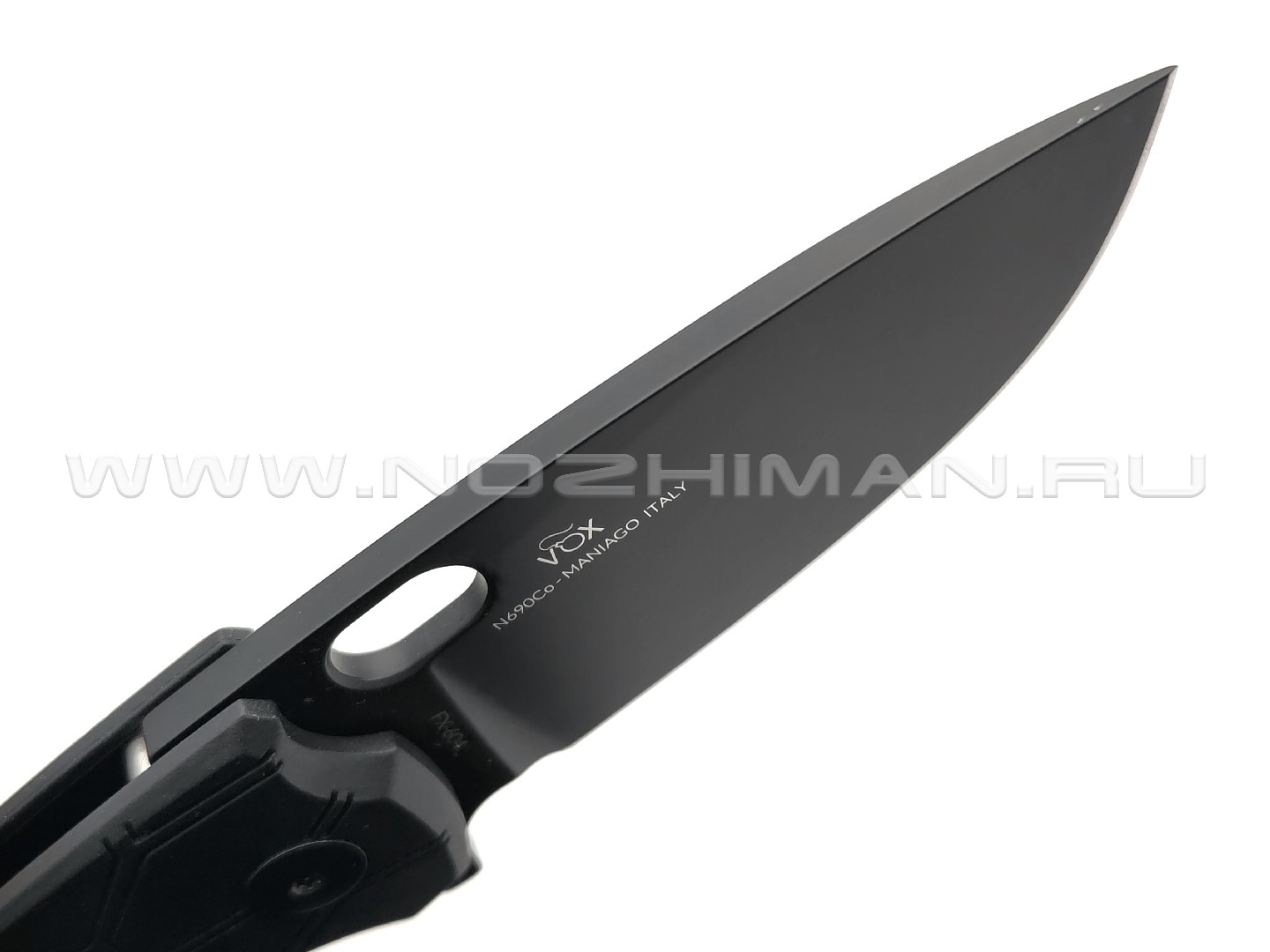 Складной нож Fox Core Vox FX-604 B сталь N690 Black Ceracote, рукоять FRN Black