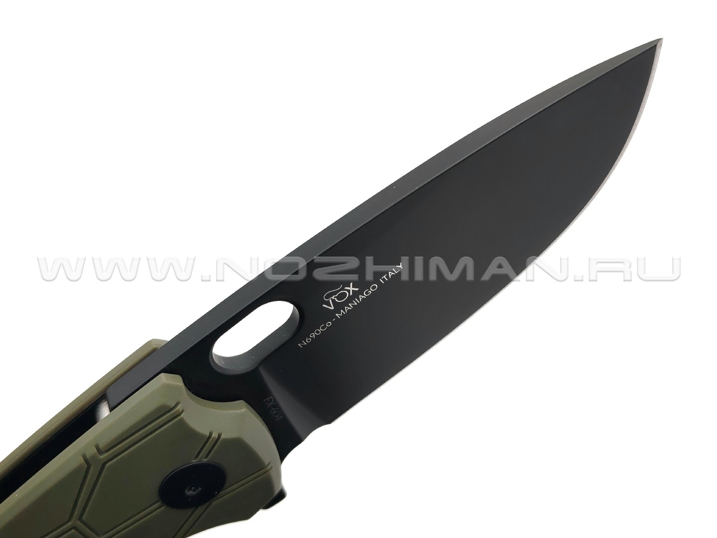Складной нож Fox Core Vox FX-604 OD сталь N690, рукоять FRN OD Green
