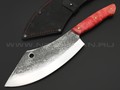 Товарищество Завьялова нож Биг Фуд сталь K340, рукоять Стаб. дерево красное
