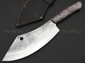 Товарищество Завьялова нож Биг Фуд сталь K340, рукоять Стаб. дерево фиолетовое