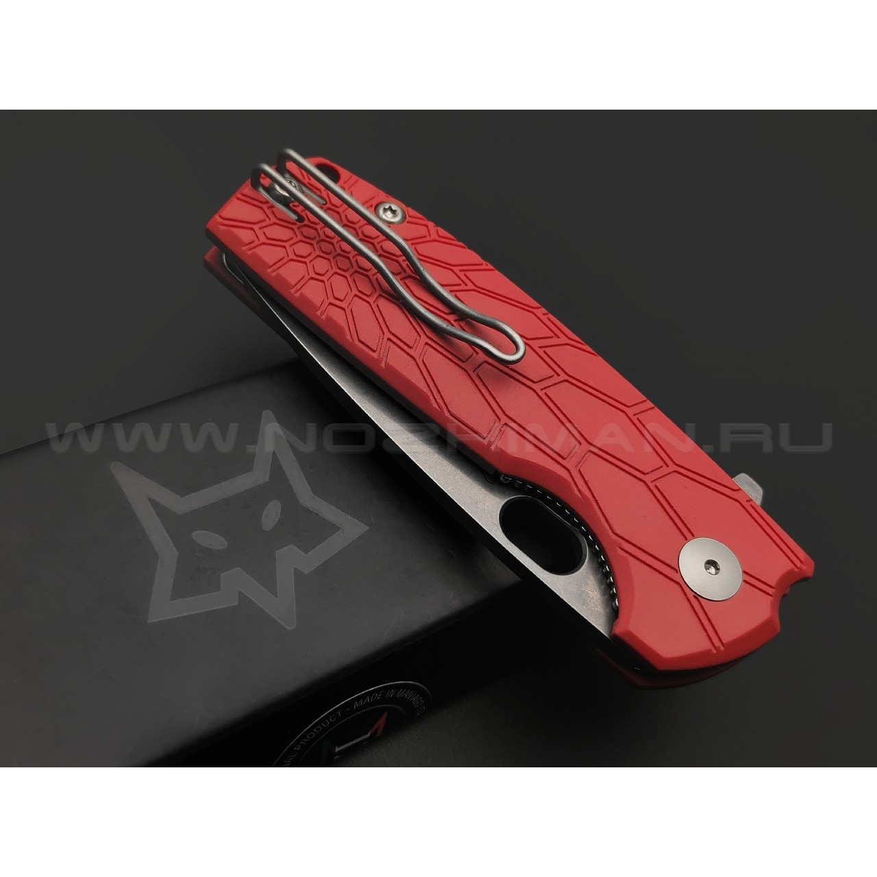 Складной нож Fox Core Vox FX-604 R сталь N690, рукоять FRN Red