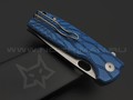 Складной нож Fox Core Vox FX-604 BL сталь N690, рукоять FRN Blue