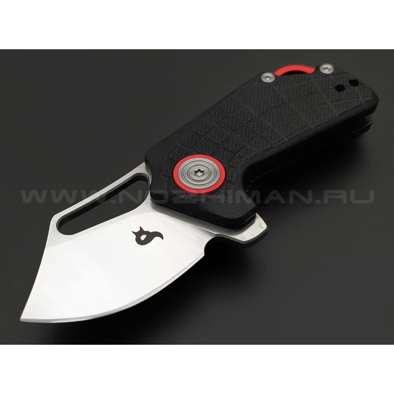 Нож BlacFox Puck BF-761 B сталь D2 satin, рукоять G10 black