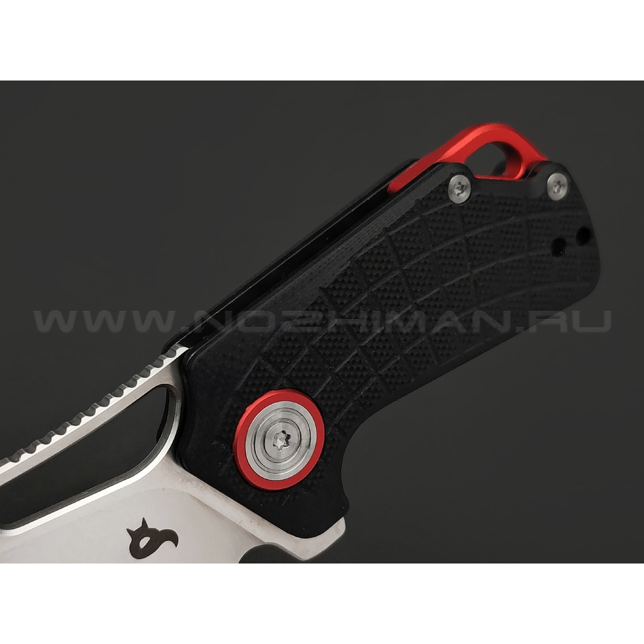 Нож BlacFox Puck BF-761 B сталь D2 satin, рукоять G10 black