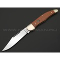 Нож Boker Solingen Hunters Knife Plum 110141 сталь C75, рукоять Никель, дерево слива