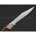 Нож Boker Solingen Hunters Knife Plum 110141 сталь C75, рукоять Никель, дерево слива