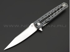 Нож Artisan Cutlery Virgina 1807P-BW сталь D2, рукоять G10 black & white