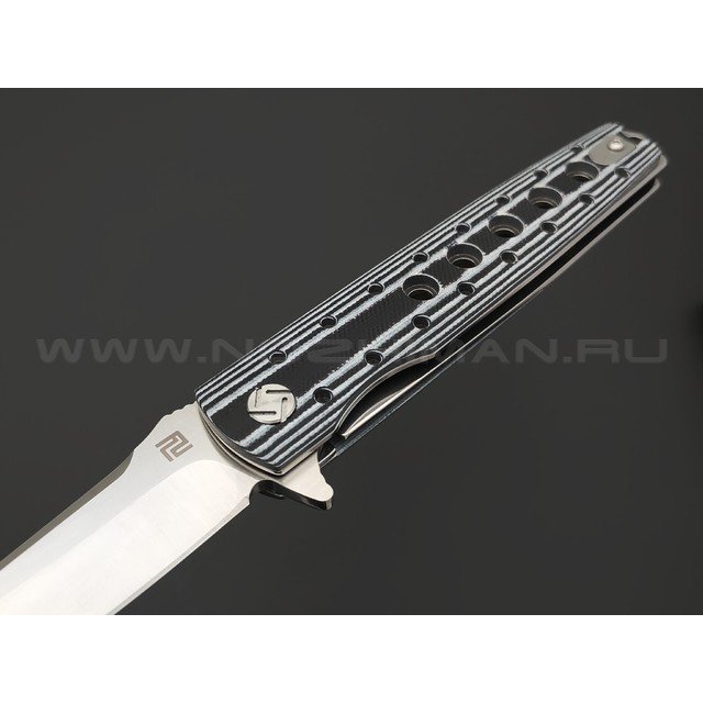 Нож Artisan Cutlery Virgina 1807P-BW сталь D2, рукоять G10 black & white