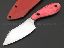 BRK нож Самса сталь VG-10 satin, рукоять Micarta red