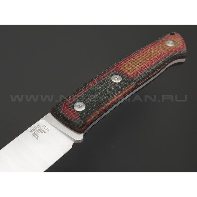 BRK нож Финик сталь N690 satin, рукоять Micarta jute colored