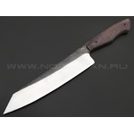 BRK кухонный нож Kiritsuke сталь VG-10, рукоять Micarta jute purple, пины карбон