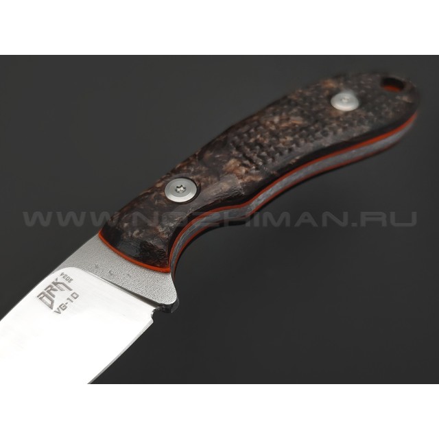 BRK нож Кусучий сталь VG-10 satin, рукоять Micarta jute brown