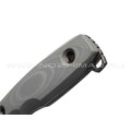 Нож с Котом Тик-Так 6 сталь Cr12 блэквош, рукоять G10 grey, kydex grey