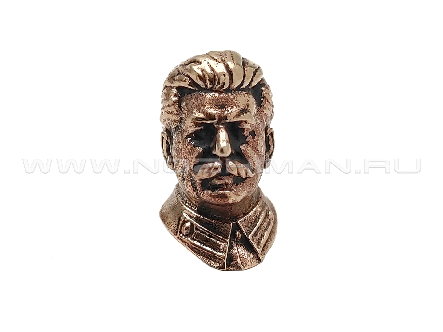 Бусинка на нож "Сталин" бронза