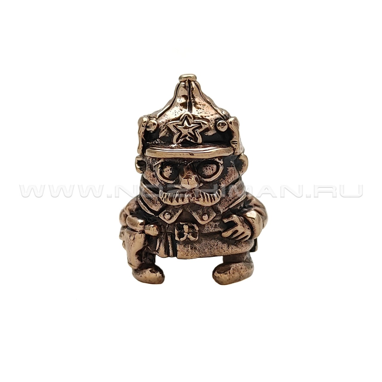 Бусинка на нож "Командир РККА 1939 г" бронза