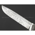 Волчий Век нож Wolfkniven Custom сталь 95Х18 WA худ.травление, рукоять G10 black & beage, пины карбон Волчий Век нож Wolfkniven Custom сталь 95Х18 WA худ.травление, рукоять G10 black & beage, пины карбон
