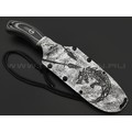 Волчий Век нож Команданте Tactical Custom сталь 95Х18 WA худ.травление, рукоять Silver twill, G10, пины карбон, мозаич.пин Волчий Век нож Команданте Tactical Custom сталь 95Х18 WA худ.травление, рукоять Silver twill, G10, пины карбон, мозаич.пин