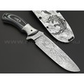 Волчий Век нож Команданте Tactical Custom сталь 95Х18 WA худ.травление, рукоять Silver twill, G10, пины карбон, мозаич.пин Волчий Век нож Команданте Tactical Custom сталь 95Х18 WA худ.травление, рукоять Silver twill, G10, пины карбон, мозаич.пин