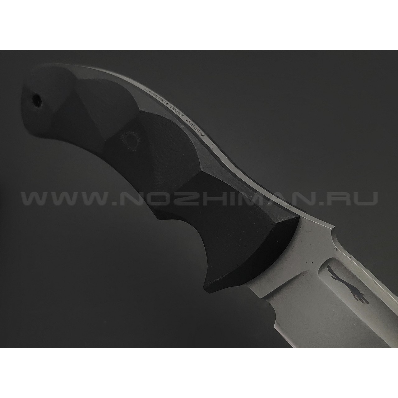 Волчий Век нож Команданте Tactical Edition сталь 95Х18 WA стоунвош, рукоять G10 black, пины карбон